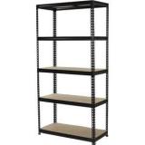 4 - tier boltless steel garage racking shelving with 4 thick MDF board 160*160cm