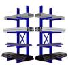 3 tiers green square display rack stand heavy duty metal storage shelf with billboard 6 colors for wholesale #3 small image