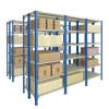 used industrial warehouse perforated metal shelving rack low price