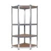 5 Tier Adjustable Powder Coating Closet Wire Shelving For Kitchenware Wire Shelving Rack