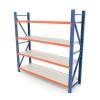 warehouse rack 350kg per level industrial shelving 2000*600*2000 with 4 levels home use storage racks #2 small image