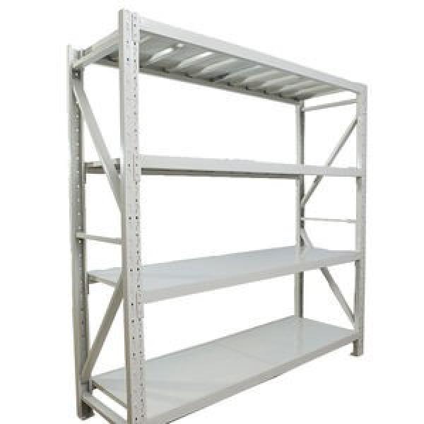 Metal stainless slotted punched angle iron industrial shelving #1 image