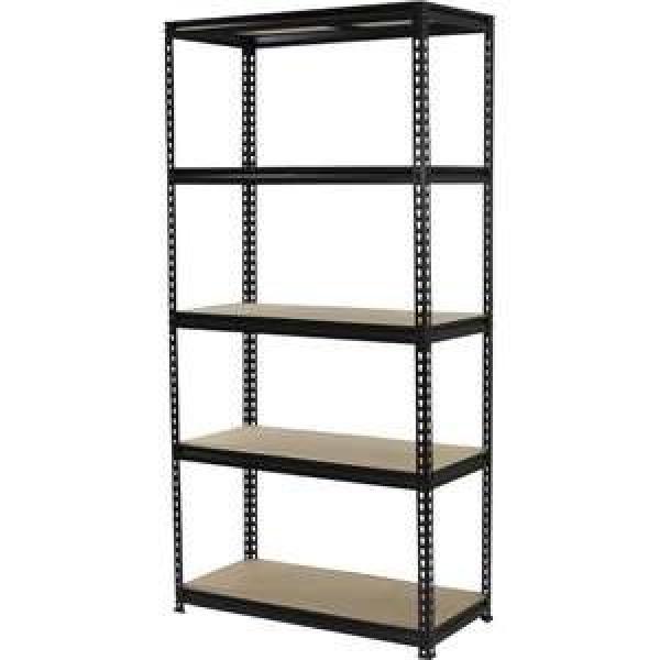 4 - tier boltless steel garage racking shelving with 4 thick MDF board 160*160cm #1 image