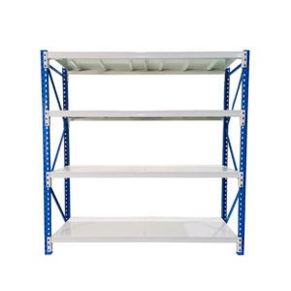 Powder Coated Steel Shelf Storage Rack / Commercial Metal Warehouse Equipment Storage Rack Shelf #2 image
