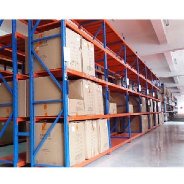 Powder Coated Steel Shelf Storage Rack / Commercial Metal Warehouse Equipment Storage Rack Shelf #3 image