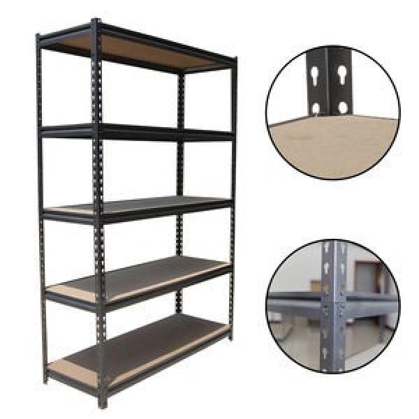5 shelf heavy duty metal storage wire deck shelving steel rack #3 image