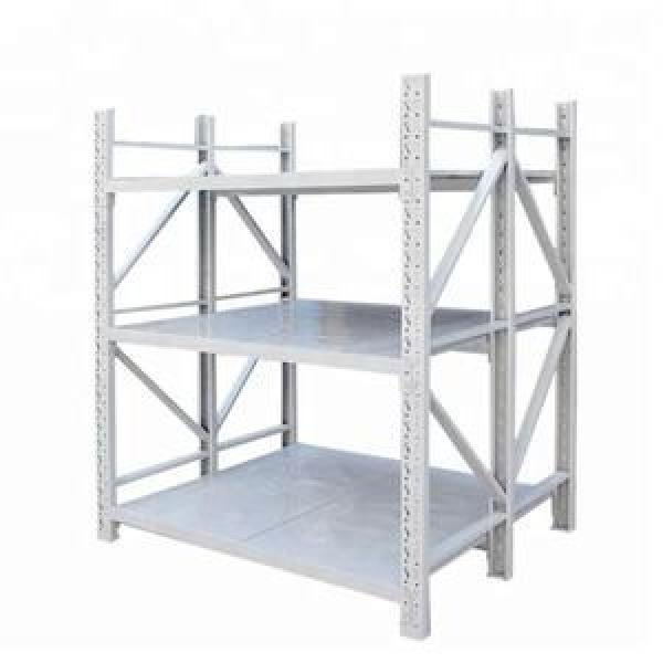 2 racking bays grey shelves 180*90*40cm 5 tiers boltless metal shelves Industrial Racking Garage Storage Shelves #2 image