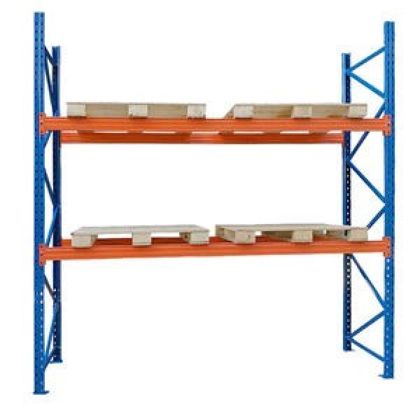Customized 4 layer rack steel plate heavy metal storage shelf for warehouse #2 image