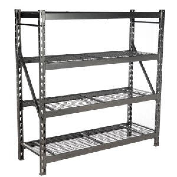 Metal stainless slotted punched angle iron industrial shelving #2 image