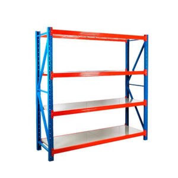 Factory direct adjustable heavy duty wooden shelf 5-tier storage warehouse rack #3 image
