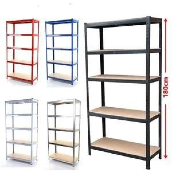 storage rack durable metal goods shelf for market #3 image