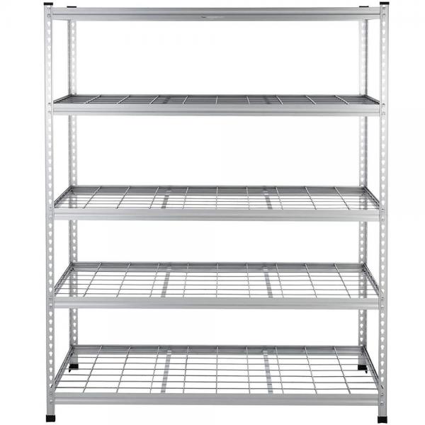 Wire Grid Panel Rack Movable Snack Wire FSDU Shelves Unit Snack Wire Rack Shelving with Wheels Mesh Sign Holder #2 image